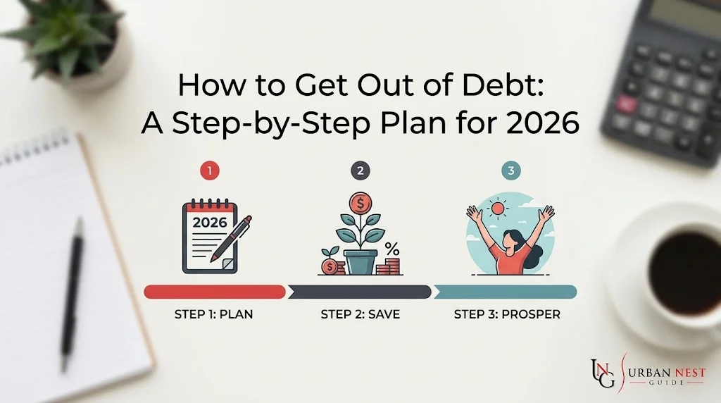 Learn how to get out of debt with a clear step-by-step plan, proven payoff methods, and simple tips to become debt-free faster in 2026.