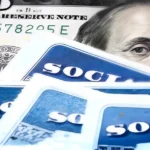 Older couple reviewing a Social Security statement and planning for the 2027 COLA
